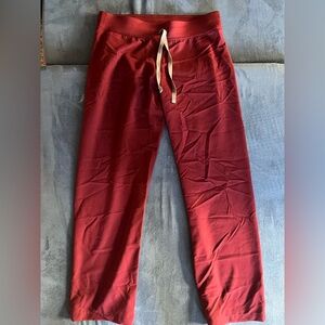 FIGS Dark red pants size s